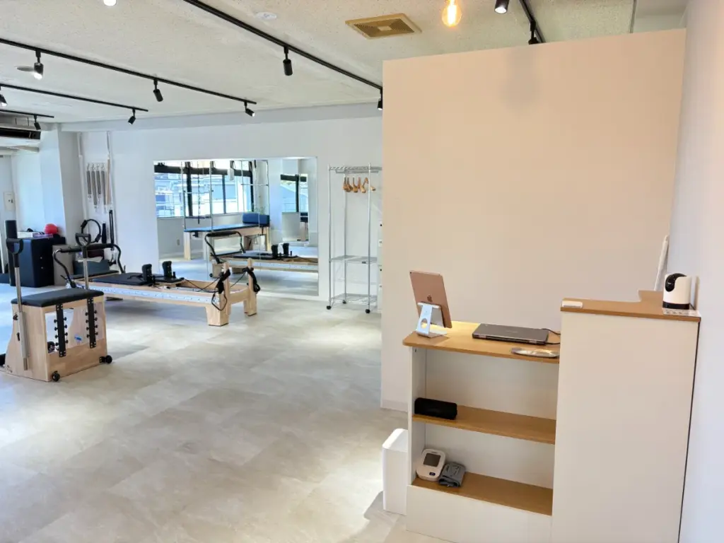 ピラティススタジオ『ルルト』国立店スタジオ内